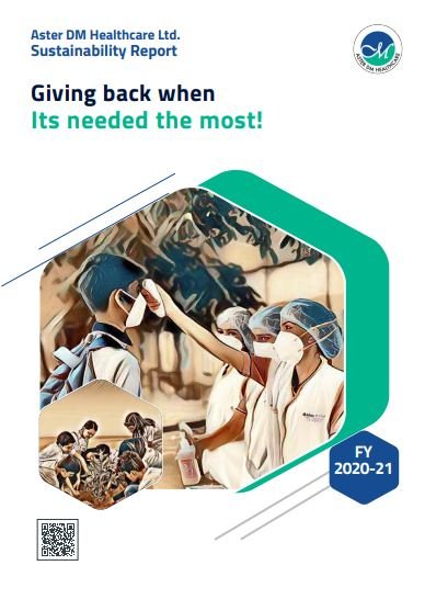 Aster DM Healthcare Sustainability Report 2020-21